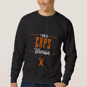 Womens I Am A Crps Warrior Rsd Awareness Orange Ri Sweatshirt