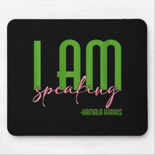 Womens I Am Speaking Kamala Harris  Mouse Pad