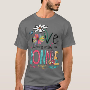 Womens I Love Being Called Nonnie Sunflower Mother T-Shirt
