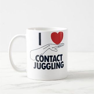 Womens I Love Contact Juggling Ball Professional C Coffee Mug