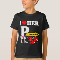 Women's I Love Her Ity Funny Valentine's Day Coupl