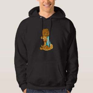 Womens I Love Mom Tattoo Chow Chow Mom Dog  Women Hoodie