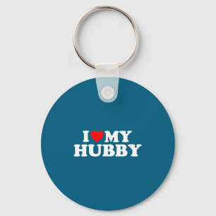 Women's i love my hubby  keychain