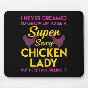 Womens I Never Dreamed I'd Grow Up To Be A Super Y Mouse Pad