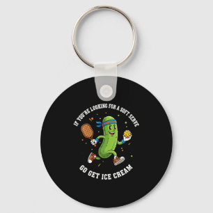 Women's if looking for a soft serve go get ice keychain