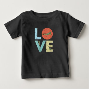 Womens Iguana Lover Gift Iguana Mom Dad Reptile Baby T-Shirt