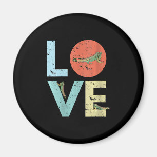 Womens Iguana Lover Gift Iguana Mom Dad Reptile Magnet