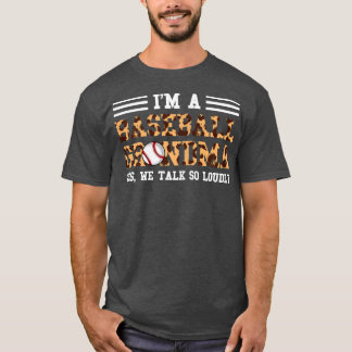 Womens I'm a baseball grandma yes American Footbal T-Shirt