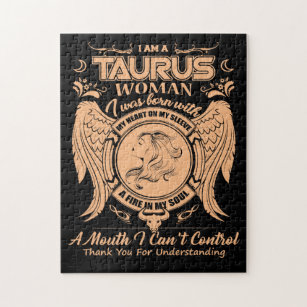 Womens Im A Taurus Shirts - I Am A Taurus woman Jigsaw Puzzle