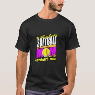 Womens I'm Not Just Any Softball Mom I Am The Cat T-Shirt