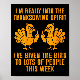 Womens I'm Really Into The Thanksgiving Srit I've  Poster