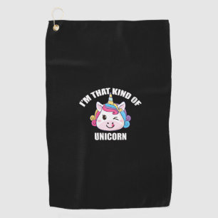 Womens I'm that kind of unicorn - Swingers Lifesty Golf Towel