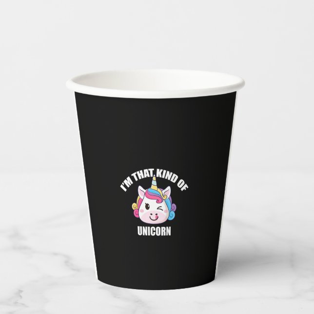 Womens I'm that kind of unicorn - Swingers Lifesty Paper Cups (Front)