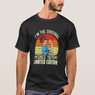 Womens I'm The Original Since 1975  Cool Style Ret T-Shirt