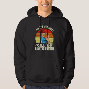 Womens I'm The Original Since 1984 Cool Style Ret Hoodie