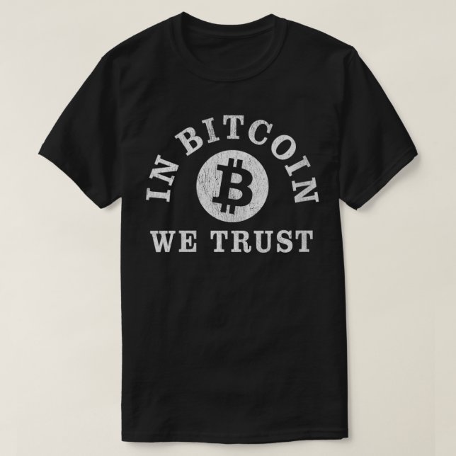 Womens In Bitcoin We Trust Btc Cryptocurrency VNec T-Shirt (Design Front)