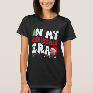 Womens In My Christmas Era Winter Season Groovy Xm T-Shirt