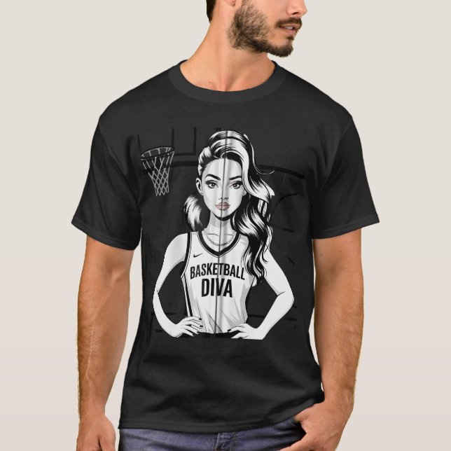Womens Indoor Basketball Basketball Party Favours  T-Shirt (Front)
