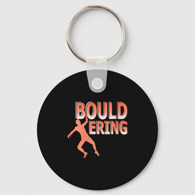 Womens Indoor Bouldering Rock Climbing Athletic Cl Keychain (Front)