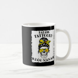 Womens Inked Mama Tattoo Mom Tattoo Dog Mom With T Coffee Mug
