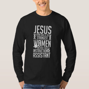 Womens Instructional Assistant Appreciation School T-Shirt