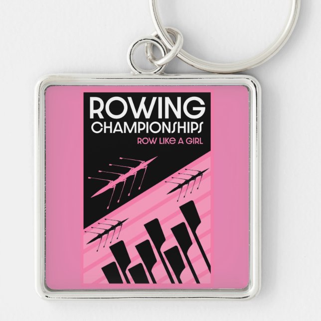 Women's International Rowing Keychain (Front)