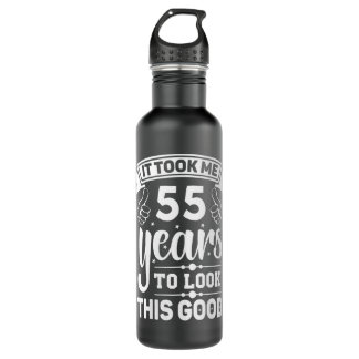Womens It Took Me 55 years - Funny 55th Birthday D 710 Ml Water Bottle