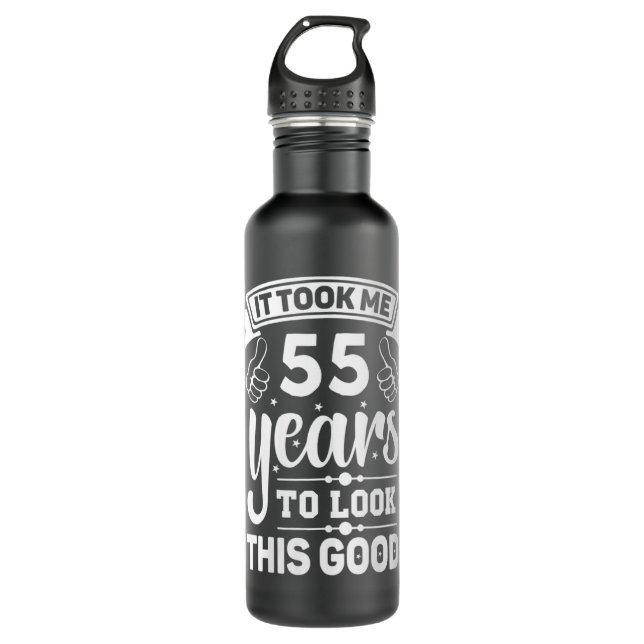 Womens It Took Me 55 years - Funny 55th Birthday D 710 Ml Water Bottle (Front)