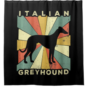 womens italian greyhound dog 70s gift