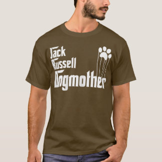 Womens Jack Russell Dog Mom, Jack Russell Dog Moth T-Shirt