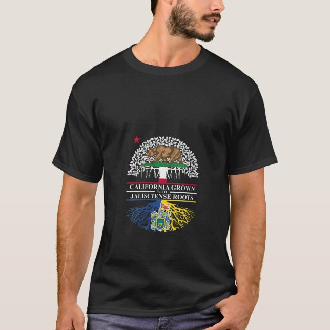 Womens Jalisco Mexico California Grown with Jalisc T-Shirt (Front)