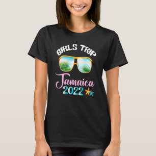 Womens Jamaican Flag Jamaica Travelling Road Trip  T-Shirt