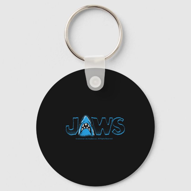 Womens Jaws 2025 Clic Shark Movie Icon Design V-ne Keychain (Front)
