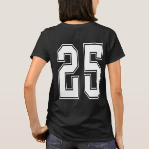 Women's Jersey Number Graphic T-Shirt – Vintage Y2
