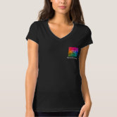 Women T Shirt with Custom Logo on Back or Front Zazzle