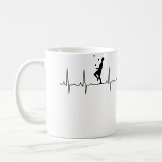 Womens Juggling Heartbeat Juggling Coffee Mug
