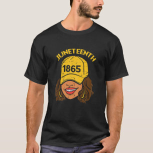 Womens Junenth 1865 June 19Th Woman Black Pride Af T-Shirt