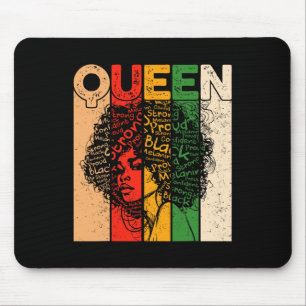 Womens Juneteenth Black History African Queen Free Mouse Pad