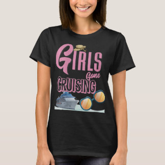 Womens Jute Hat Girls Gone Cruising T-Shirt