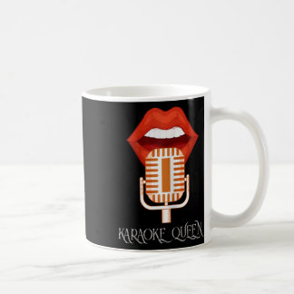 Womens Karaoke Queen Singing Singer Music Micropho Coffee Mug