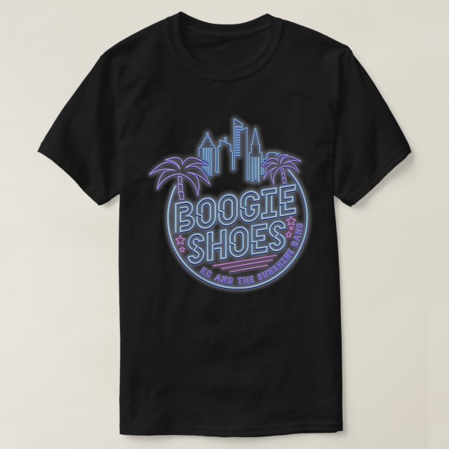 Womens KC's Boogie Shoes VNeck  T-Shirt (Design Front)