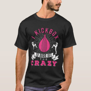 Womens Kickboxing I'd Hit That Kickboxer Boxer Fan T-Shirt