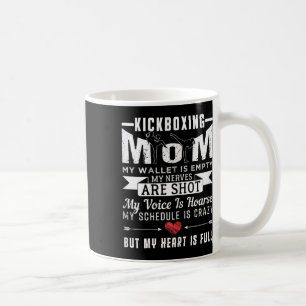 Womens Kickboxing Mom Kickboxer Funny Quotes Fan G Coffee Mug