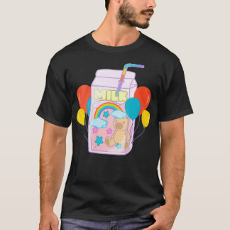 Womens Kidcore Aesthetic Kawaii Milk Carton Alt In T-Shirt