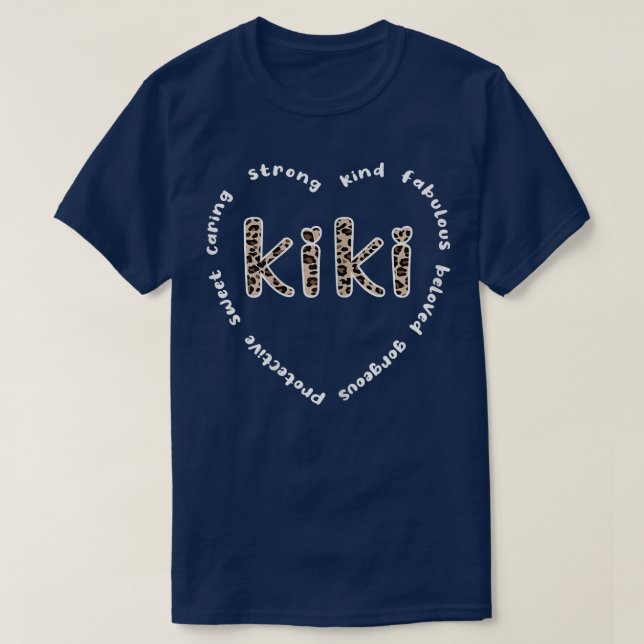Womens Kiki Grandmother Heart Kiki Grandma Appreci T-Shirt (Design Front)