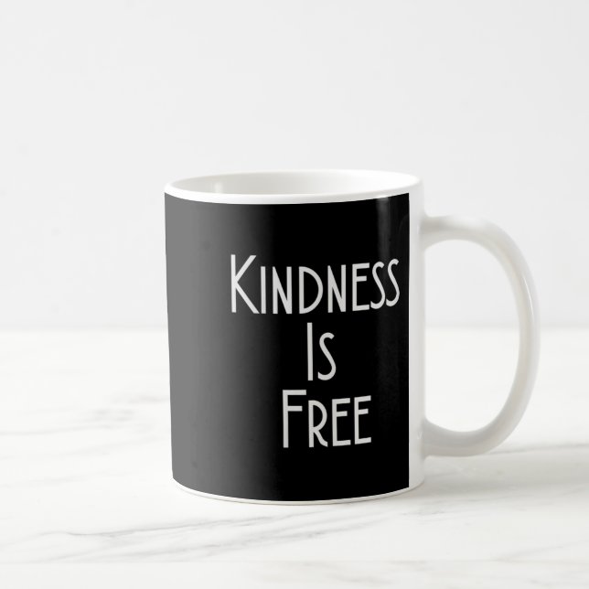 Womens Kindness Is Shirt Motivation Insration V-ne Coffee Mug (Right)
