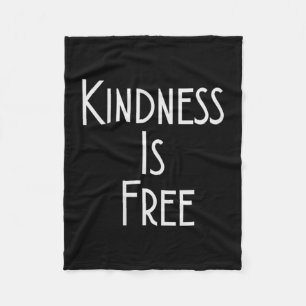 Womens Kindness Is Shirt Motivation Insration V-ne Fleece Blanket