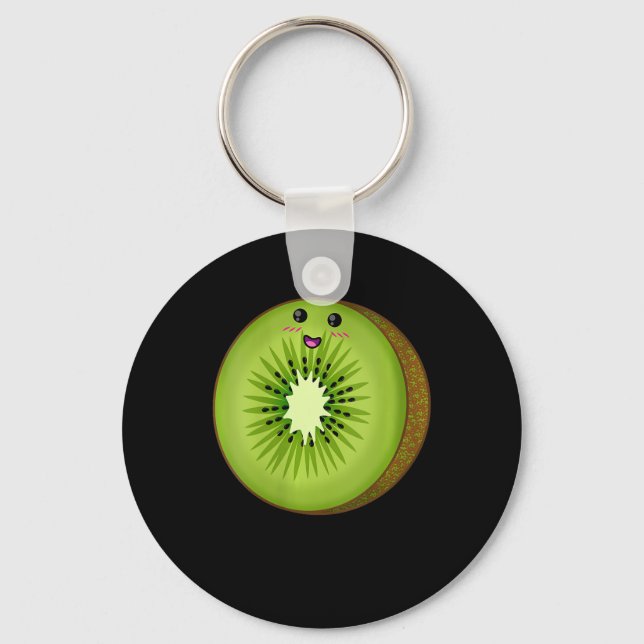 Womens Kiwi Costume Food Fruit Halloween Lazy Easy Keychain (Front)