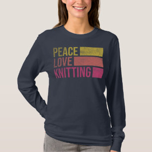 Womens Knitting Sport Queen Gift I Knitters Yarn  T-Shirt