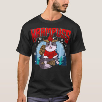 Womens Krampuss  Funny Krampus Cat AntiChristmas K T-Shirt